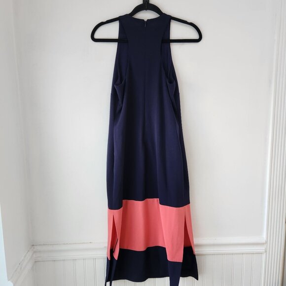 Hutch Anthropologie Peyton Dress Navy Blue Midi Career Fitted Women's S - Picture 4 of 11